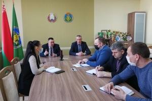 Заместитель председателя Государственного комитета по имуществу посетил Проектный институт «Гомельгипрозем»